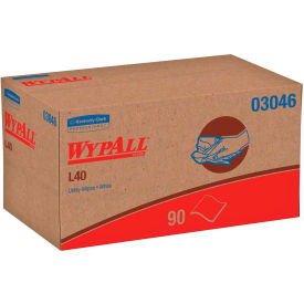 WypAll® L40 Towels POP-UP Box 10.8 x 10 White 90/Box 9 Boxes/Carton 03046