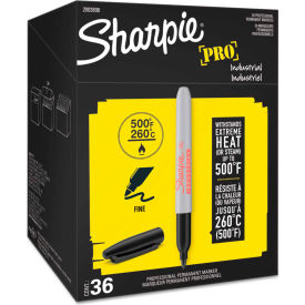 Sharpie® Industrial Permanent Markers - Office Pack - Black - 36 per pack 2003898