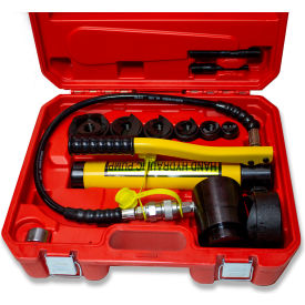 Eclipse™ TuffPunch Hydraulic Knockout Punch Set 15 Ton Punching Force 902-545