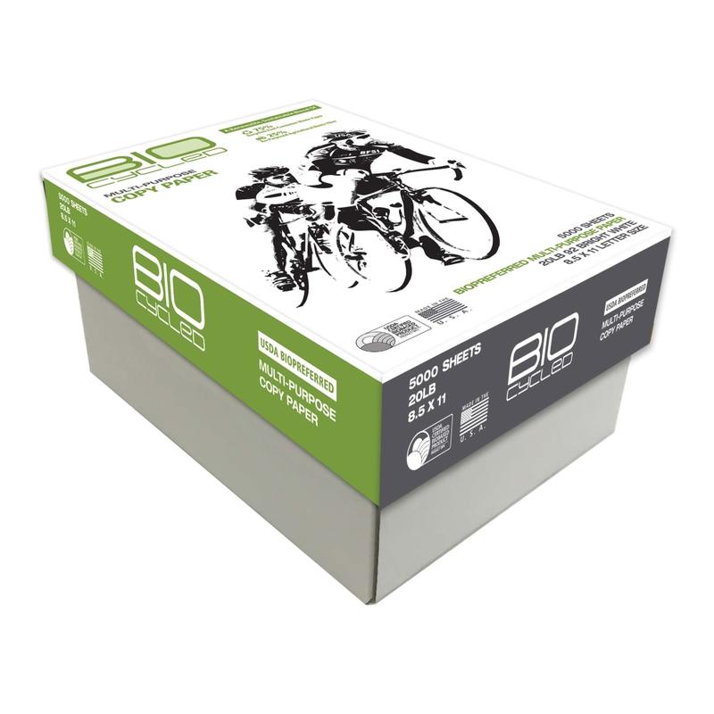 Cellmark BIOCycled Multi-Use Printer & Copy Paper, 10 Reams, White, Letter (8.5in x 11in), 5000 Sheets Per Case, 20 Lb, 92 Brightness MPN:BIO5000C