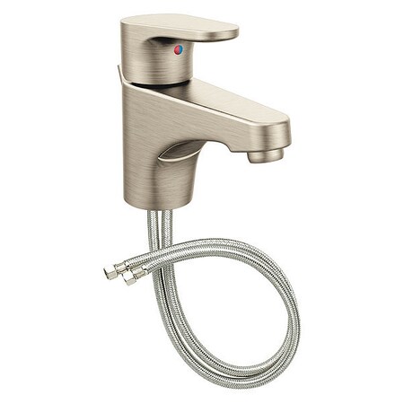 Manual Straight Spout Bathroom Faucet, 4