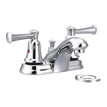 Manual Low Arc Bathroom Faucet, 4
