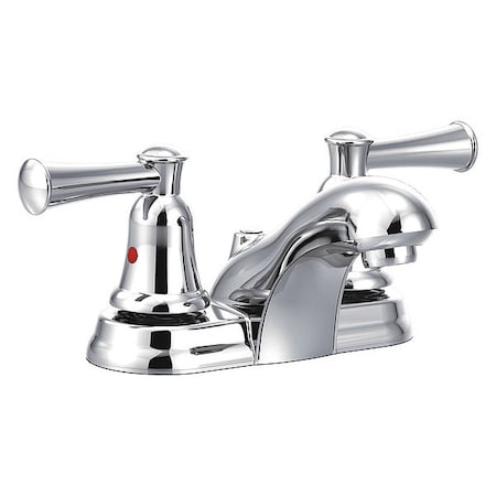 Manual Low Arc Bathroom Faucet, 4