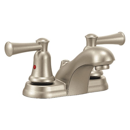 Manual Low Arc Bathroom Faucet, 4