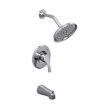 Tub and Shower Faucet, Chrome, 1.75 gpm MPN:T58913EP