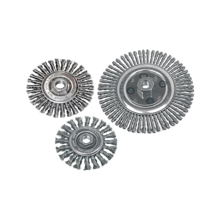 Wire Brush, 4 Knt, 0.020, C, 1 Ro, 5/8-11-FC MPN:49647