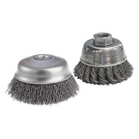 Cup Brush, SS, 5/8-11In AH, 2-3/4In MPN:60065