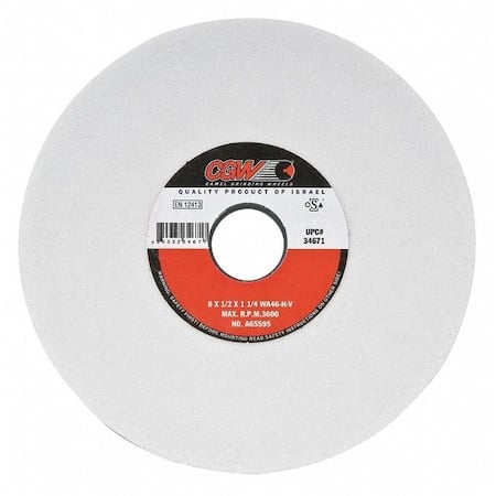 8X1/2X1-1/4 T1 WA80-K-Vwhite Aluminum Oxide Sur MPN:34679