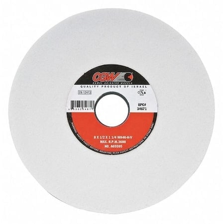 8X1X1-1/4 T5 WA60-I-V Grinding Wheels MPN:34700