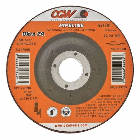 7X1/8X5/8-11 ZA24-T-B Pipeline Zirc T27 Ct Whl MPN:35682