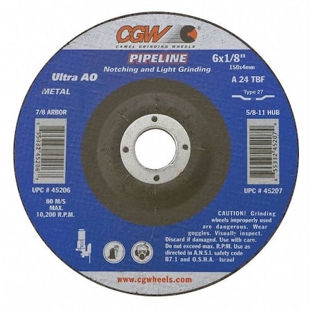 5 X 1/8 X 5/8-11 A24-T-Bf Pipeline -Steel T27 MPN:45201