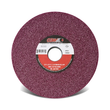 Grinding Whl, 8x.5x1-1/4, T1, RA-60-H12-V MPN:59085