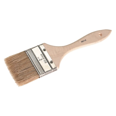 Paint Brush, 4 Pure Bristle, Wood Handle MPN:60230