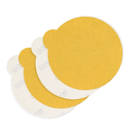 Sanding Disc, PSA, 5, 120G, DWT, Gld, Mylar, 5
