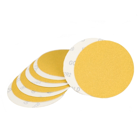 Sndng Dsc, Hook-and-Loop, 5, 600G, Gld, 5