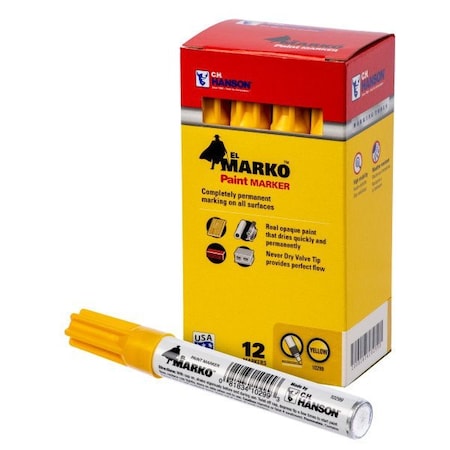 Vap Yellow Paint Marker MPN:10299
