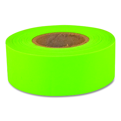 150 FT. 5 Mil Lime Glo Flagging Tape MPN:17009