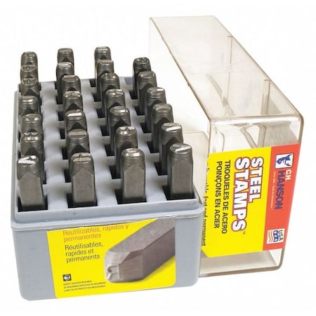 Steel Type Kit, Letter Set MPN:20100