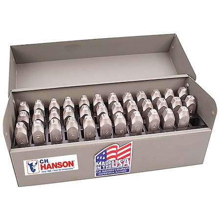Hand Stamp Kit, Letter/Number Set MPN:29275
