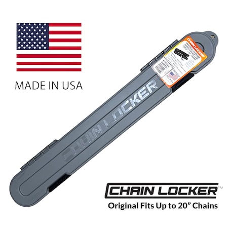 Universal Chainsaw Chain Storage Case, Fits up to 20 Chains, Gray MPN:2103
