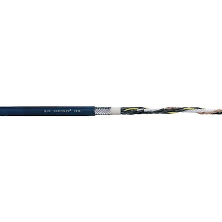 Control Cable, 16 AWG, 18 C, Blue, TPR, 300 V, Order by the Foot MPN:CF10-15-18-1