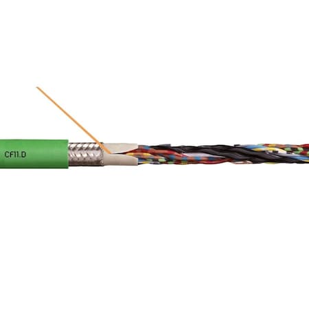 MeasuringSystemCable, Green, 0.39in-OD, 50V MPN:CF11-001-D