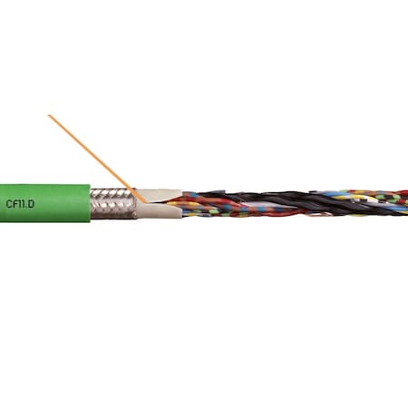 MeasuringSystemCable, Green, 0.37in-OD, 50V MPN:CF11-016-D