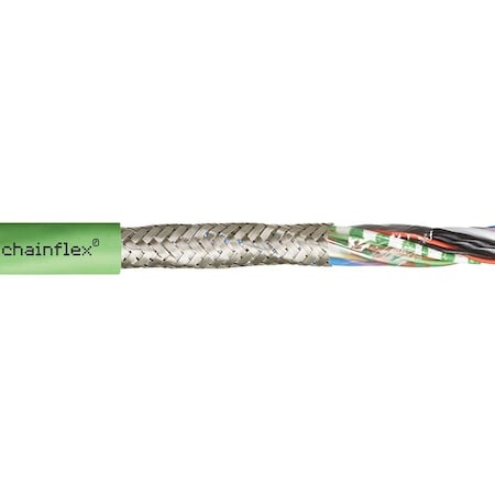 MeasuringSystemCable, Green, 0.26in-OD, 50V MPN:CF11-018-D