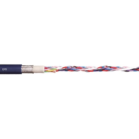 Data Cable, 24 AWG, Blue, TPR, 300 V MPN:CF11-02-05-02