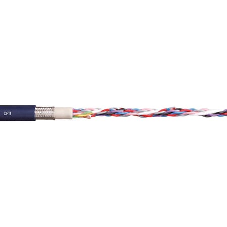Data Cable, 24 AWG, Blue, TPR, 300 V MPN:CF11-02-06-02