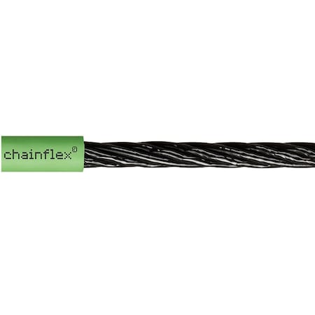 Measuring System Cable, Green, TPR, 50 V, Order by the Foot MPN:CF11-033-D
