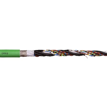 Measuring System Cable, Green, PUR, 50 V, Order by the Foot MPN:CF111-011-D