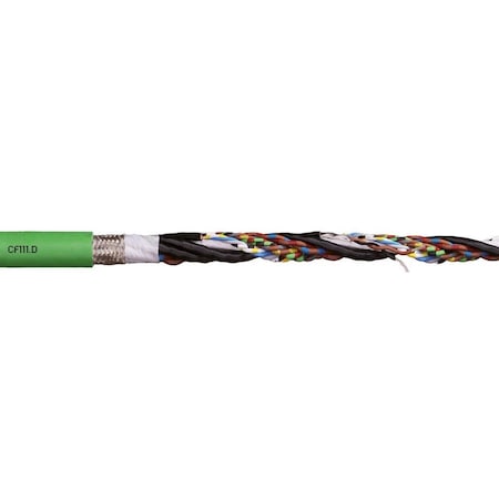 Measuring System Cable, Green, PUR, 50 V, Order by the Foot MPN:CF111-028-D