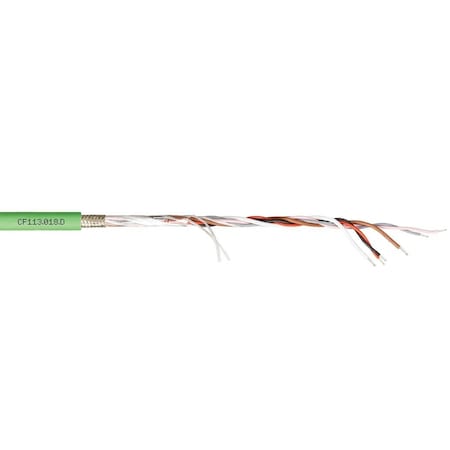 MeasuringSystemCable, Green, 0.26in-OD, 50V MPN:CF113-018-D