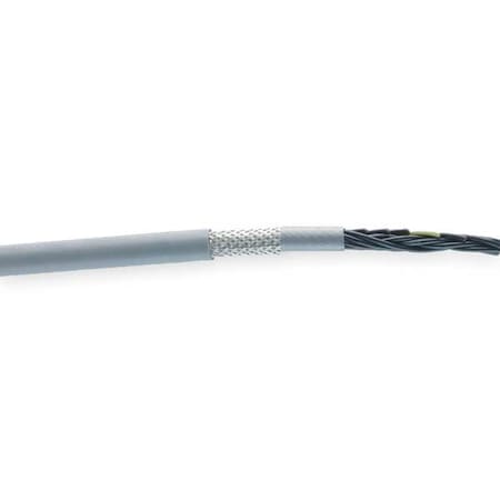 Control Cable, 16 AWG, 25 C, Gray, PVC, 600 V, 25 ft MPN:CF140US-15-25-25