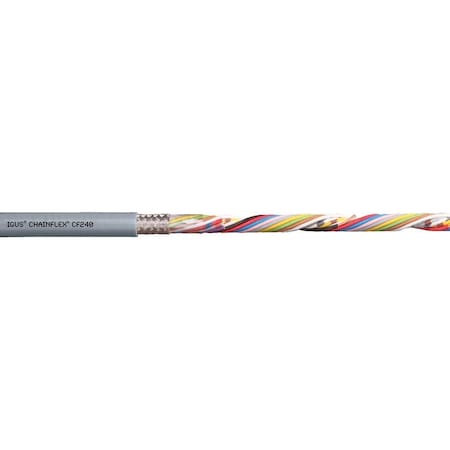 Data Cable, 22 AWG, Gray, PVC, 300 V MPN:CF240-03-24