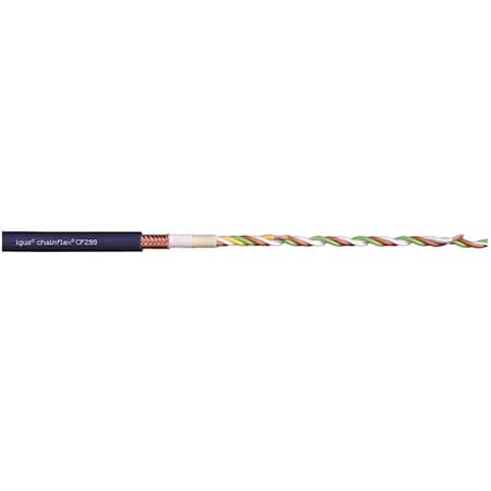 Data Cable, 26 AWG, Blue, TPR, 300 V MPN:CF299-01-08