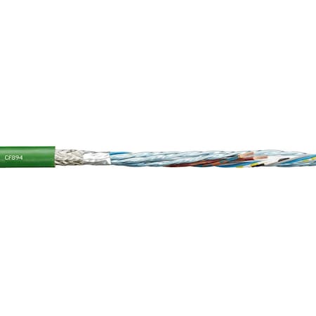 MeasuringSystemCable, Green, 0.33in-OD, 50V MPN:CF894-001