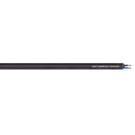 Bus Cable, Black, PUR, 50 V, Order by the Foot MPN:CF898-083