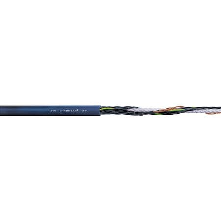 Control Cable, 20 AWG, 3 C, Blue, TPR, 300 V, Order by the Foot MPN:CF9-05-03-1