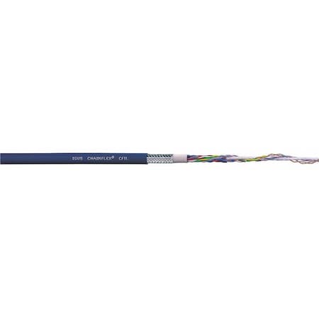 Bus Cable, 21 AWG, 4 C, Purple, TPR, 30 V, Order by the Foot MPN:CFBUS-060-1