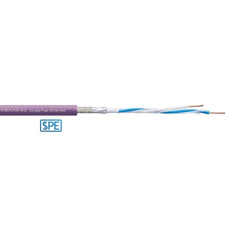 BusCable, SinglePairEthernet, 26AWG, Rd, 50V MPN:CFBUS-PUR-042