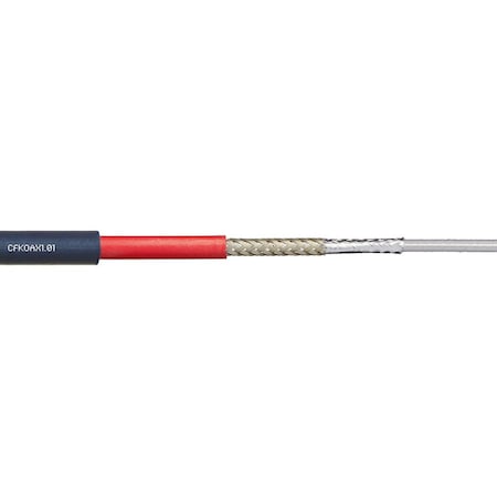 Coaxial Cable, RG-58A/U, 30 AWG, Black MPN:CFKOAX2-01