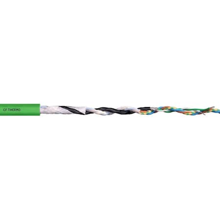 ThermocoupleCable, TypeK, 24AWG/20AWG, Grn MPN:CFTHERMO-K-002