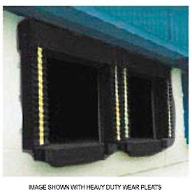 Chalfant Black Dock Door Seal Model 131 Heavy Duty 40 Ounce 8'W x 10'H 131-8X10BLACK