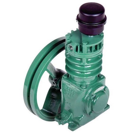 Air Compressor Pump, 3/4 hp, 1 hp, 1 Stage, 6 fl oz Oil Capacity, 1 Cylinder MPN:B1