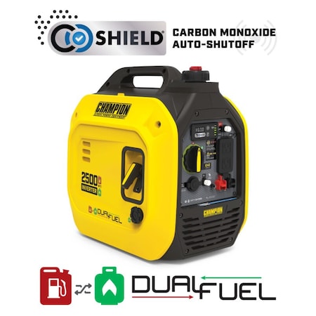 Portable Generator, Gasoline/Propane, Recoil Start, 120V AC MPN:201323
