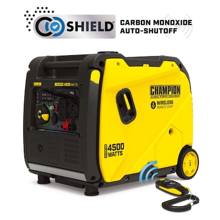 Portable Generator, Gasoline, Electric, Recoil, Wireless Remote Start, 120V AC MPN:201324