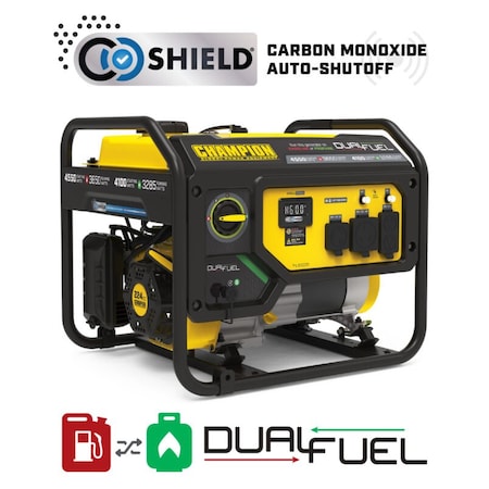 Portable Generator, Gasoline/Propane, Recoil Start, 120V AC MPN:201503