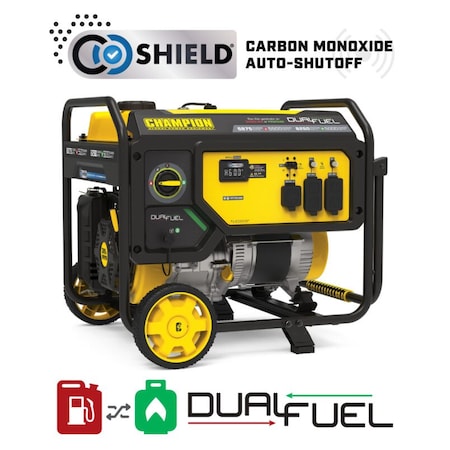 Portable Generator, Gasoline/Propane, Recoil Start, 120/240V AC MPN:201505
